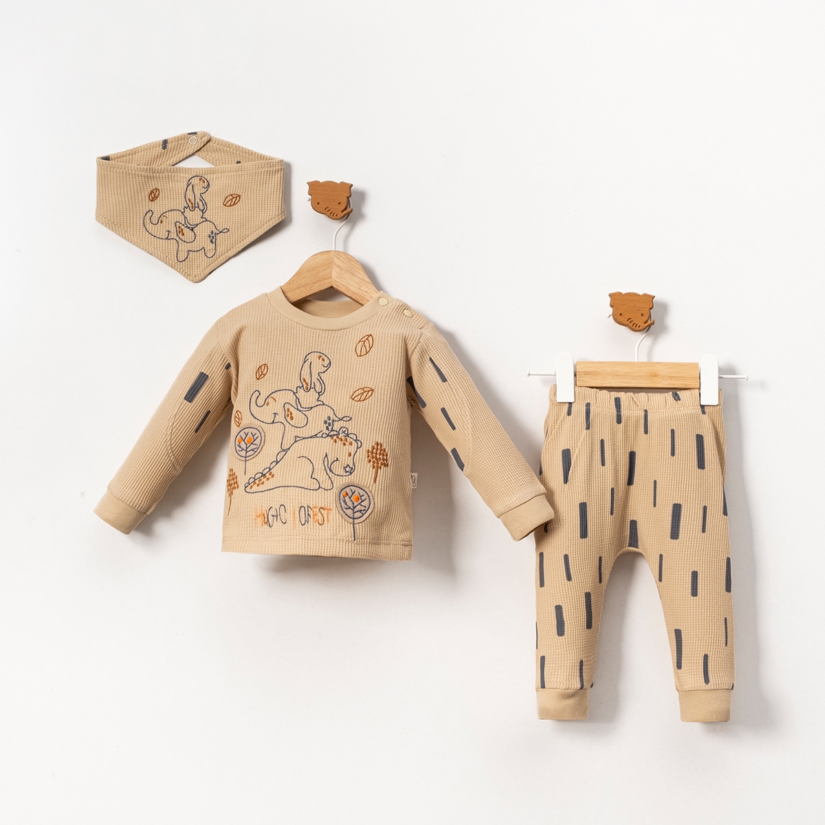 UNISEX 9-24 AY 3 LÜ TAKIM -