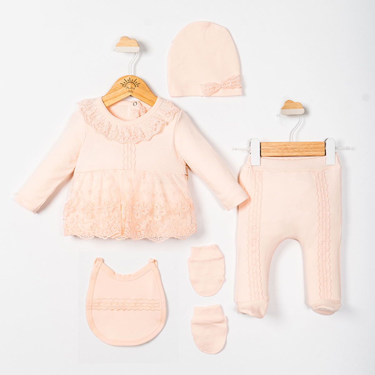 KIZ BEBEK 0-3 AY 5 Lİ SET 