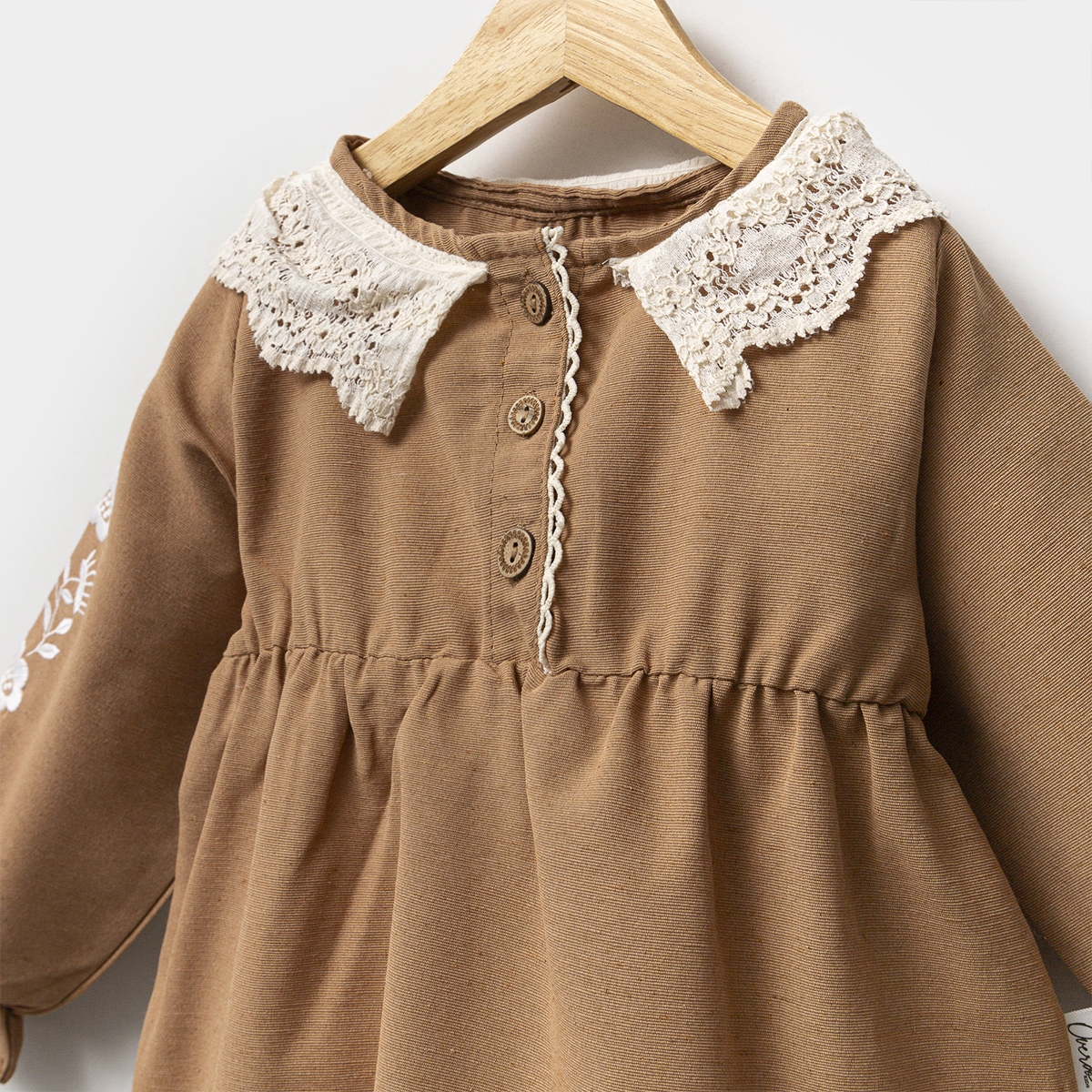 ДЕВОЧКА 1-4 ЛЕТ ПЛАТЬЕ С ВЫШИВКОЙ 