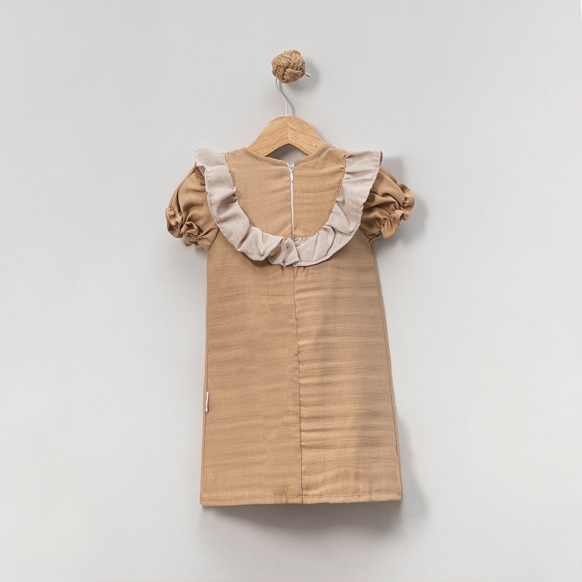 GIRL 1-4 AGE EMBROIDERED  LINEN DRESS