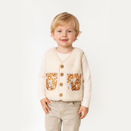 UNISEX ÇOCUK  WELSOFT ASTARLI YELEK 