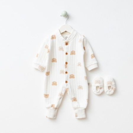 BEBEK 3-6-9 AY  BASKILI KAPİTONE TULUM 