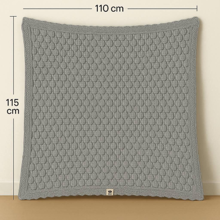 UNISEX TRİKO YÜN BATTANİYE 110*115 CM