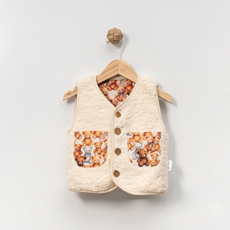 UNISEX ÇOCUK 1-4 YAŞ WELSOFT ASTARLI YELEK -