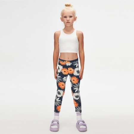 Kız 9-12 Yaş Desenli Tayt 