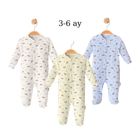 ERKEK BEBEK 3/6 AY ARABA BASKILI TULUM 