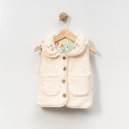 KIZ ÇOCUK 1-4 YAŞ WELSOFT YAKALI YELEK 