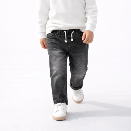 BOY CHILD 1-4 YEARS OLD POCKET PRINTED JEANS