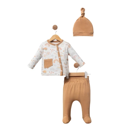 ERKEK BEBEK 0-9 AY 3LÜ TAKIM 