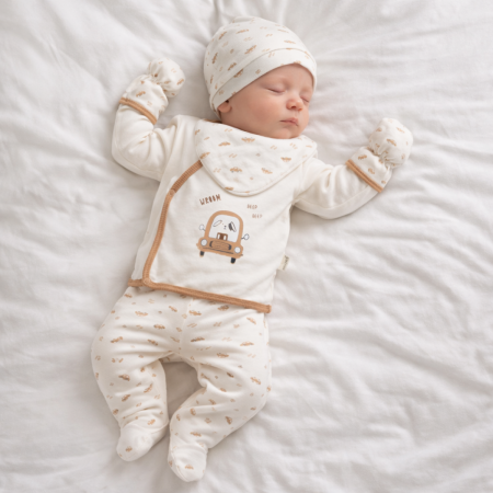 ERKEK BEBEK 3/6 AY 5Lİ SET 