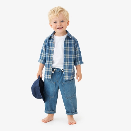 ERKEK ÇOCUK 1-4 YAŞ KOT PANTOLON 