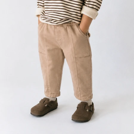 ERKEK ÇOCUK 1-4 YAŞ RENKLİ HAM PANTOLON 