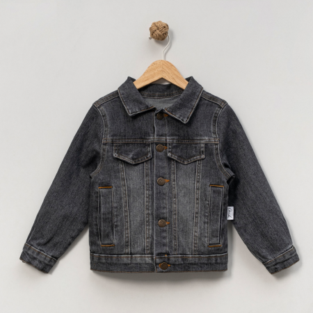 ERKEK ÇOCUK 4-7 YAŞ FILATO CEPLİ KOT CEKET 