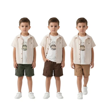 ERKEK ÇOCUK 6-9 YAŞ 3 LÜ TAKIM