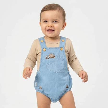 BOY 9-24 MONTHS EMBROIDERED SUIT