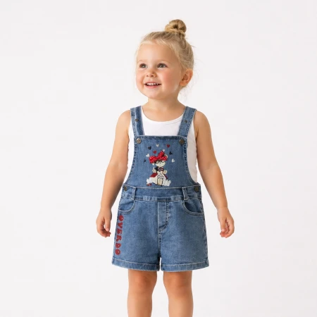 KIZ 18-36 AY KOT ŞORTLU SALOPET 