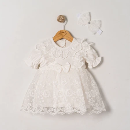 KIZ BEBEK 3-12 AY MONEGLİA TOKALI ELBİSE