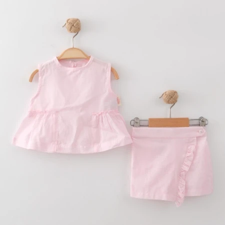 KIZ BEBEK 3-18 AY BLUZ ETEK 2Lİ TAKIM 