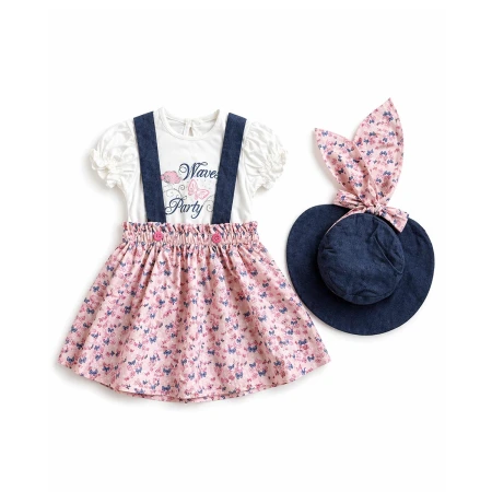 KIZ BEBEK 9-24 AY KISA KOLLU 3 LÜ TAKIM 