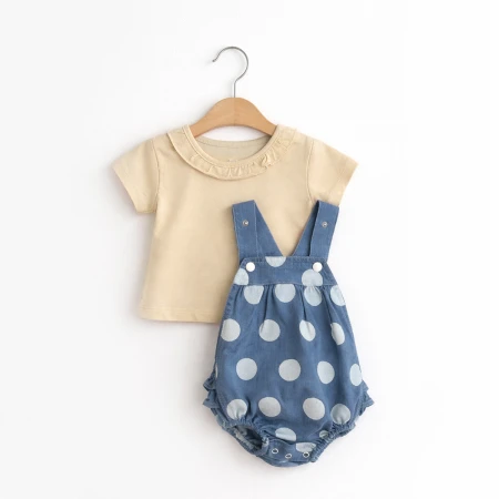 BABY GIRL 9-24 MONTHS 2-Piece SET WITH SLIP