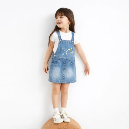 KIZ ÇOCUK 1-4 YAŞ BASKILI KOT JİLE 