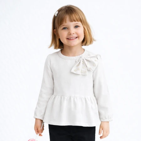 KIZ ÇOCUK 1-4 YAŞ FİYONKLU BLUZ
