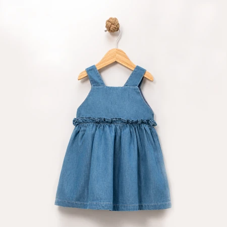 KIZ ÇOCUK  9-24 AY  KOT ELBİSE 