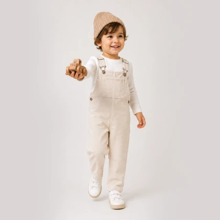 UNISEX 1-4 YAŞ KADİFE SALOPET 