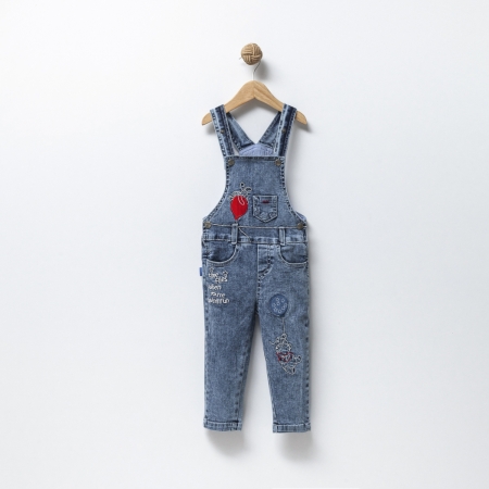 ERKEK 12-24 AY NAKŞLI KOT SALOPET - KOT