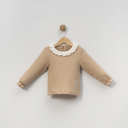 KIZ ÇOCUK 1-4 YAŞ FIRFIR YAKALI SWEAT 