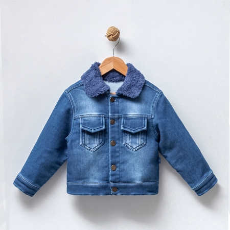 KIZ 1-4 KOT BASKILI CEKET 