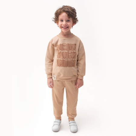 ERKEK ÇOCUK 2-5 YAŞ NEW YORK BASKILI EŞOFMAN TAKIMI