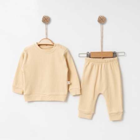 FİTİLLİ İKİLİ TAKIM - BEJ